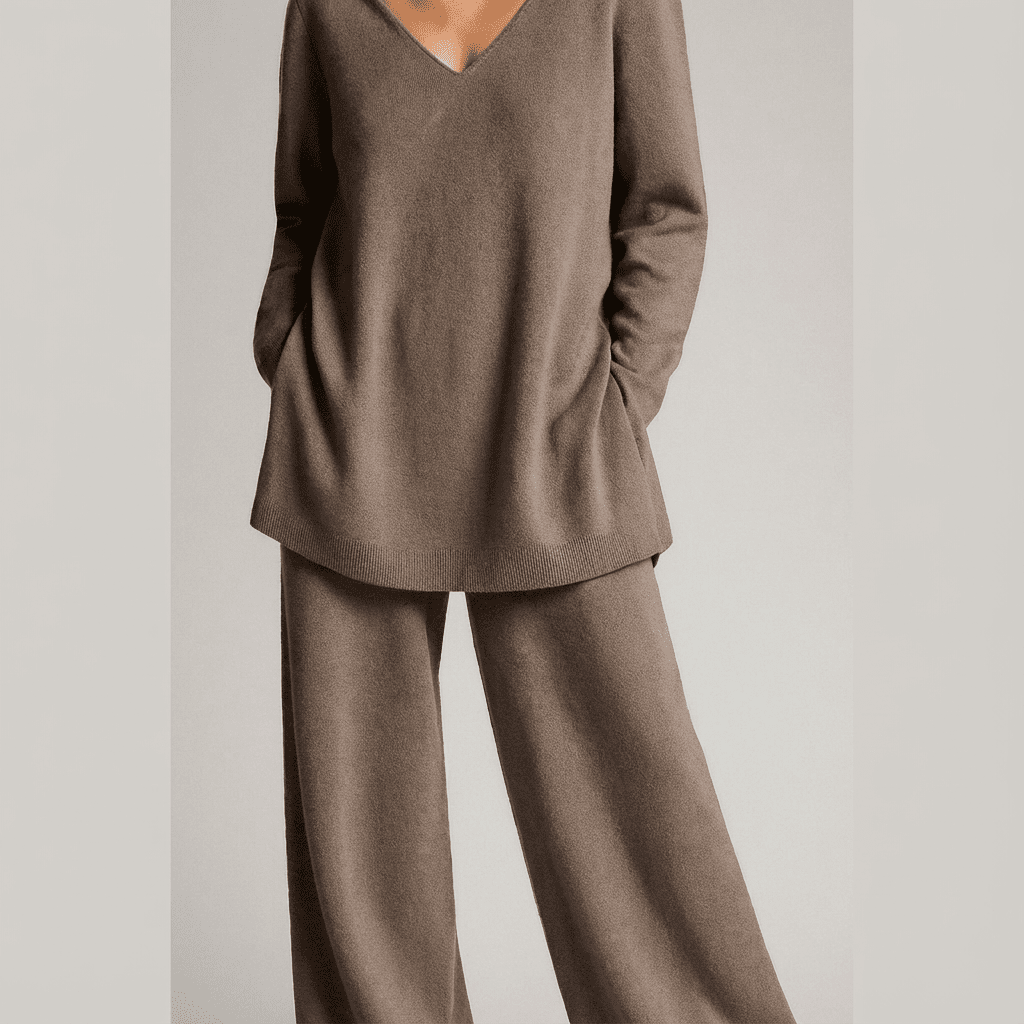 Ensemble top et pantalon pour femme, confortable et élégant, idéal pour le quotidien