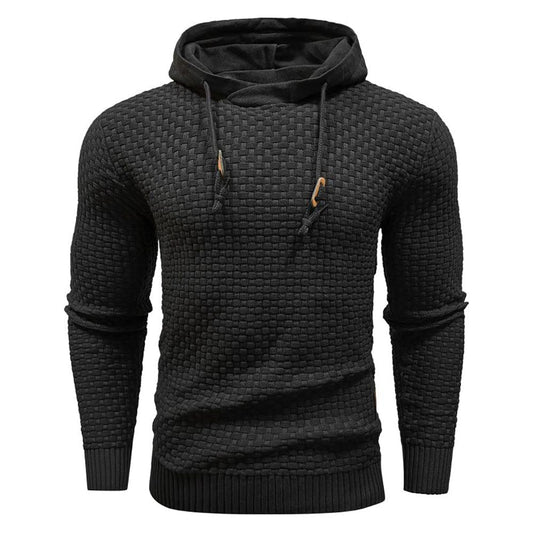 Sweat à capuche pour homme en maille épaisse, chaud et confortable pour un usage quotidien