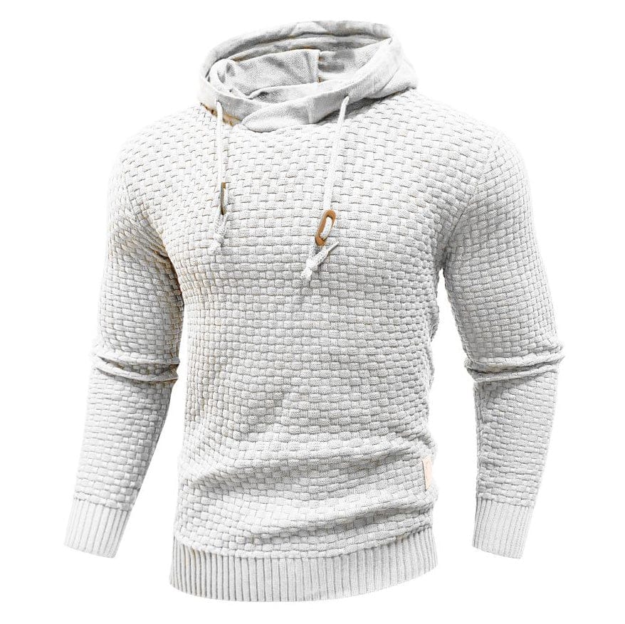 Sweat à capuche pour homme en maille épaisse, chaud et confortable pour un usage quotidien