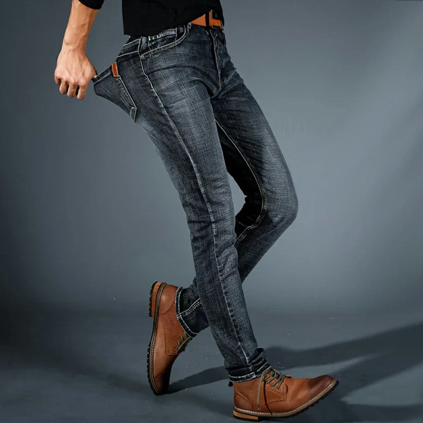 Jean pour homme de haute qualité, avec élasthanne pour un ajustement confortable et flexible