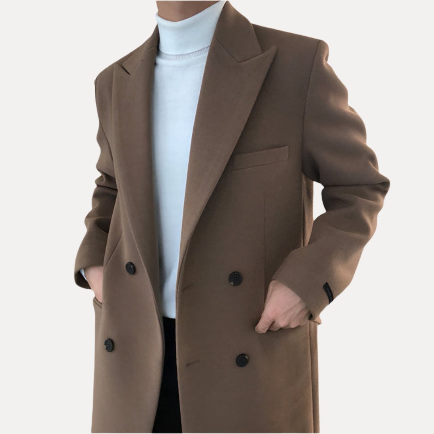 MANTEAU DOUBLÉ ÉLÉGANT POUR HOMME