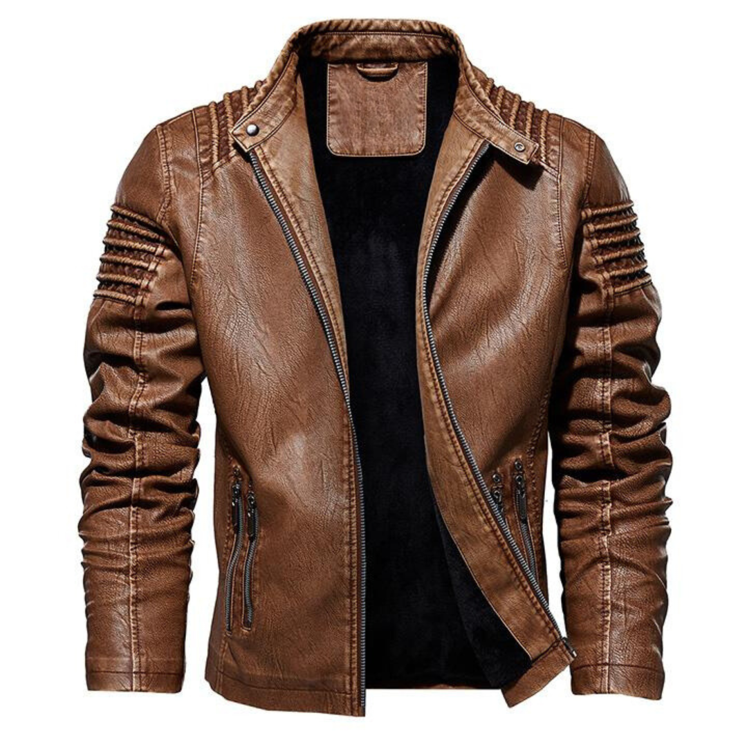 VESTE EN CUIR EMPIRE