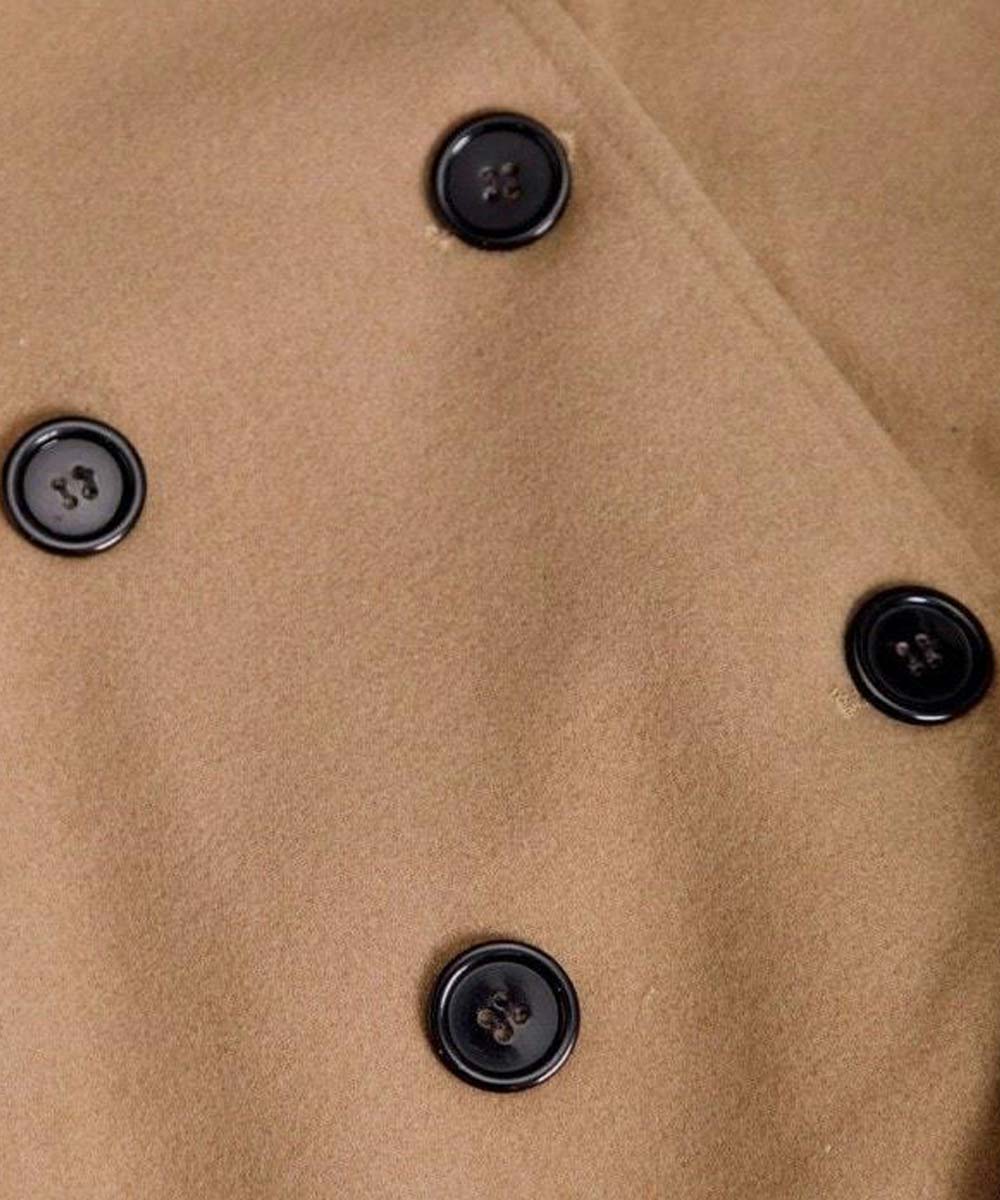 MANTEAU EN LAINE À DOUBLE BOUTONNAGE