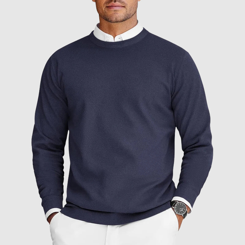 Pull à col rond pour homme, doux, confortable et élégant pour un usage quotidien