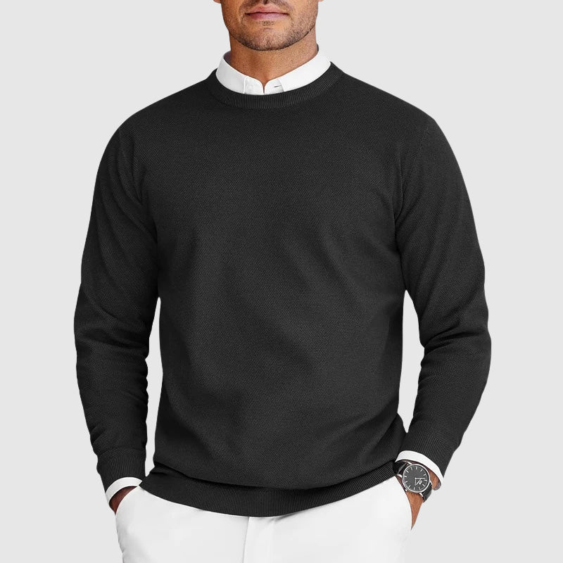 Pull à col rond pour homme, doux, confortable et élégant pour un usage quotidien