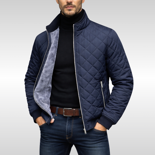 Veste matelassée pour homme avec isolation thermique, chaude et confortable