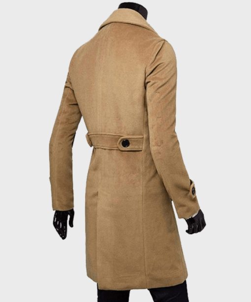 MANTEAU EN LAINE À DOUBLE BOUTONNAGE