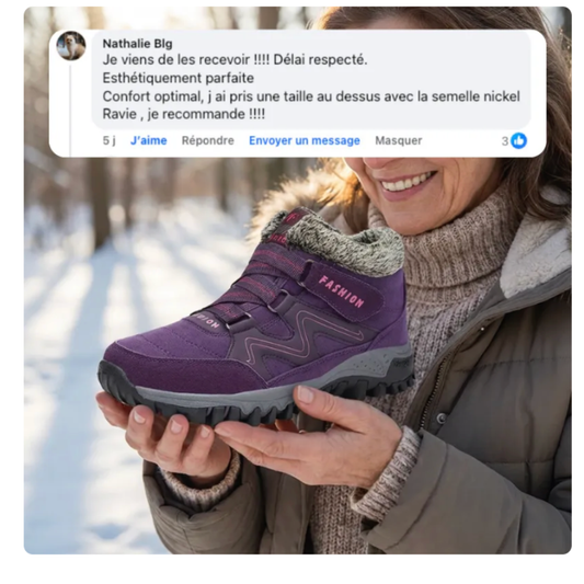 Podiatrail+ – Chaussures de randonnée d’hiver stabilisantes + SEMELLES OFFERTES