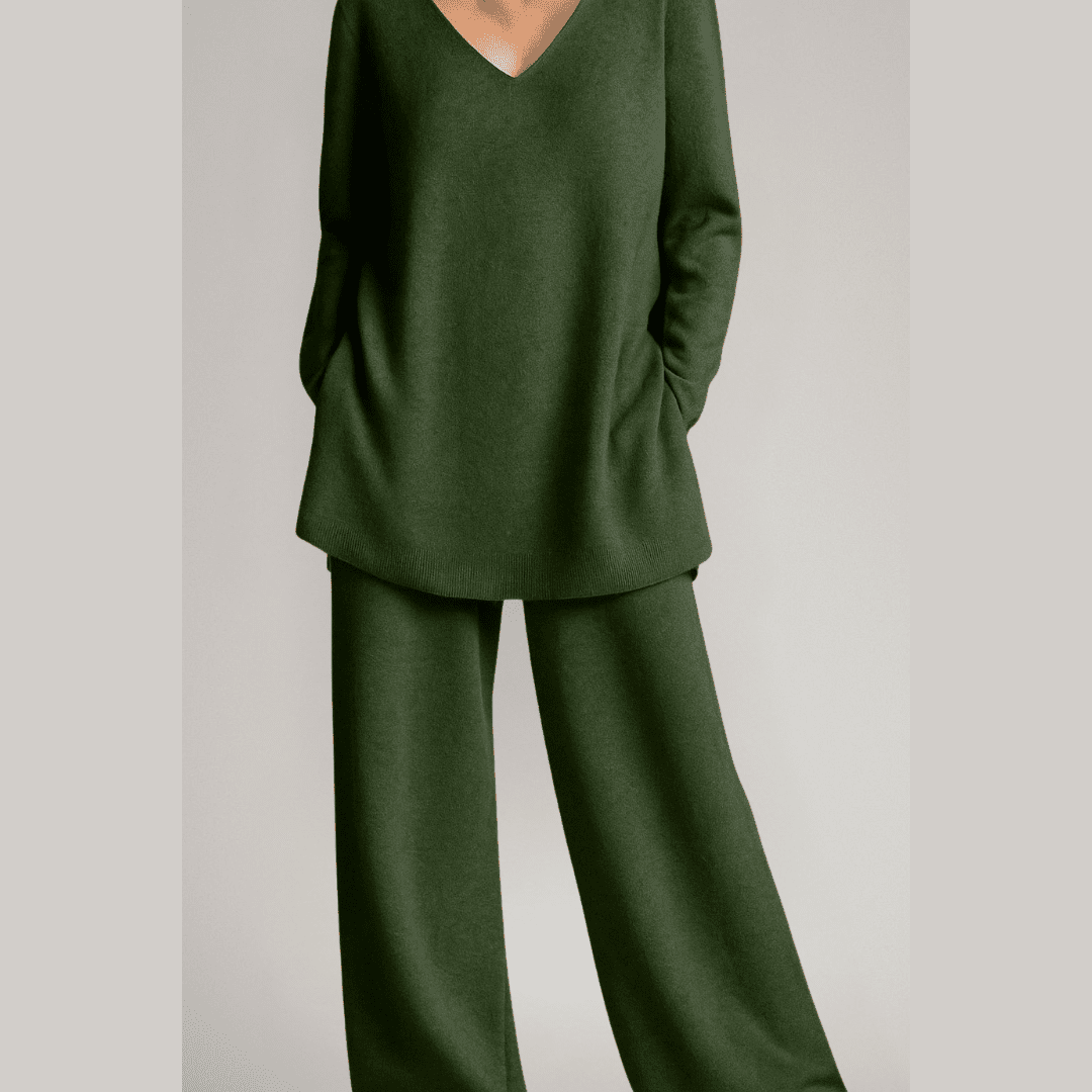 Ensemble top et pantalon pour femme, confortable et élégant, idéal pour le quotidien