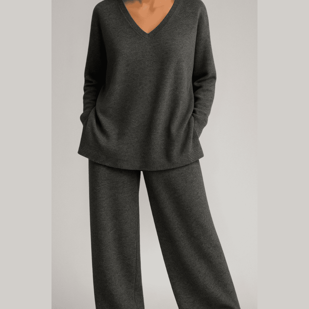 Ensemble top et pantalon pour femme, confortable et élégant, idéal pour le quotidien