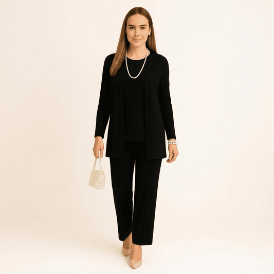 Cardigan, Top & Trousers Set - Barbara & Late Benjamin