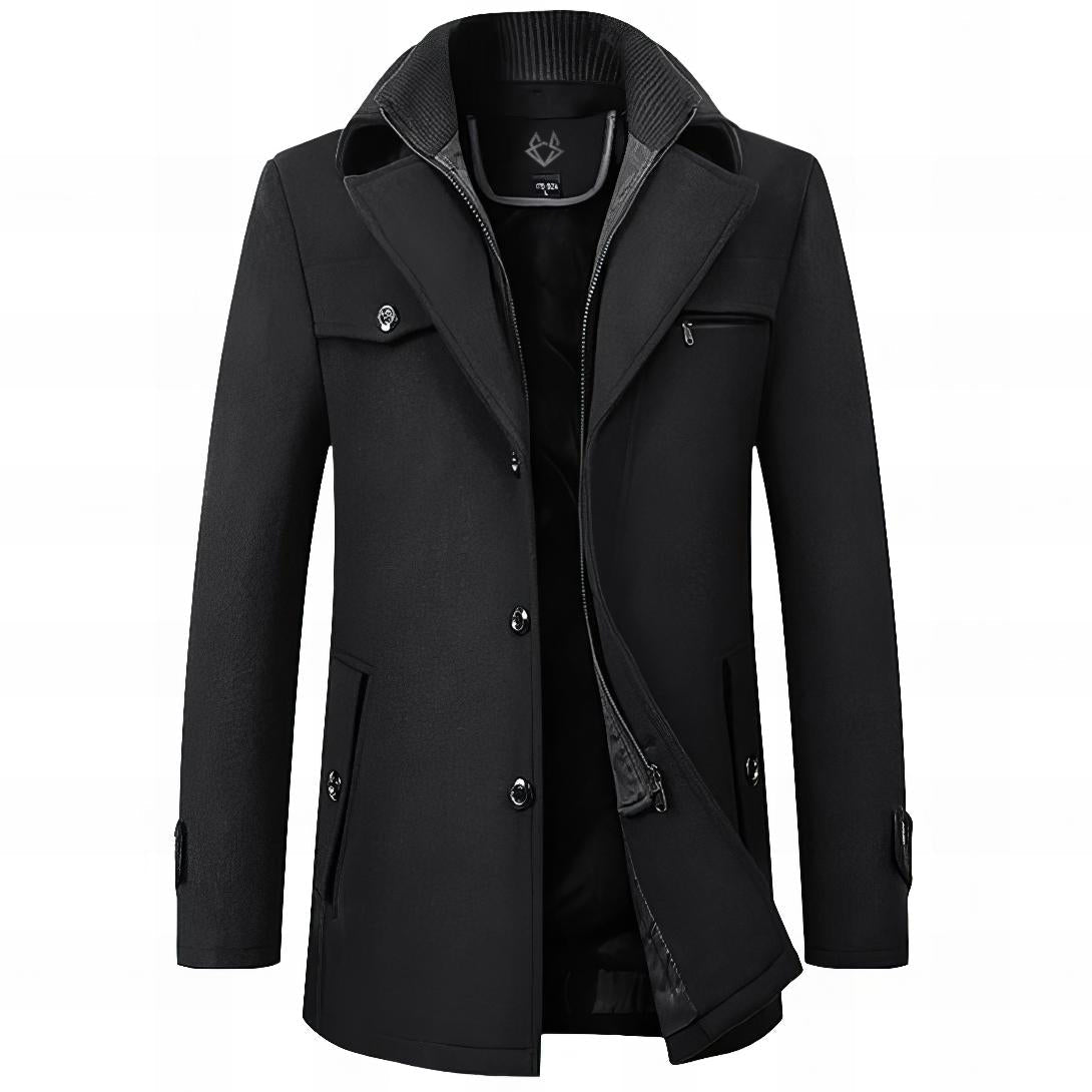 MANTEAU ÉLÉGANT STRUCTURÉ POUR HOMME