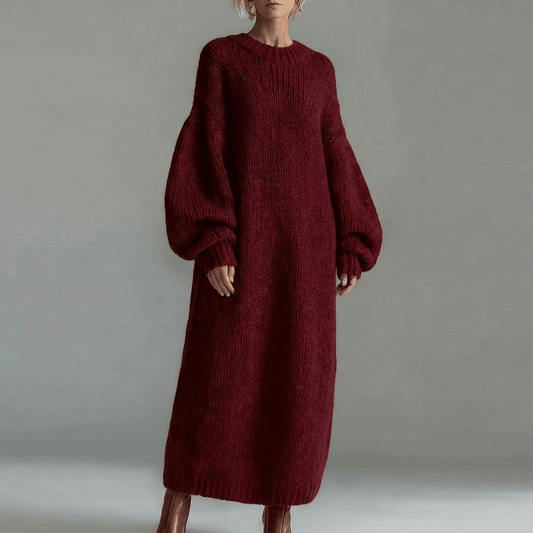 Emilia | Soft Knit Maxi Dress - Barbara & Late Benjamin