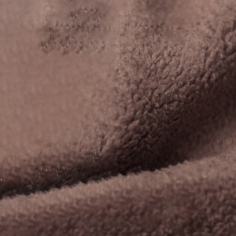 Gilet court pour femme avec boutons à l’avant, design chaud et texture douce effet peau de mouton